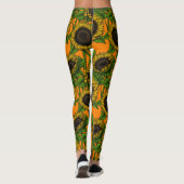 Leggings Fleurs de soleil (Dos)