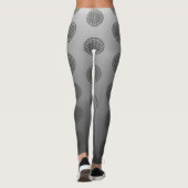 Leggings FLEURS DE VIE - Symbole de géométrie sacrée plan 1 (Dos)