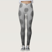 Leggings FLEURS DE VIE - Symbole de géométrie sacrée plan 1 (Devant)