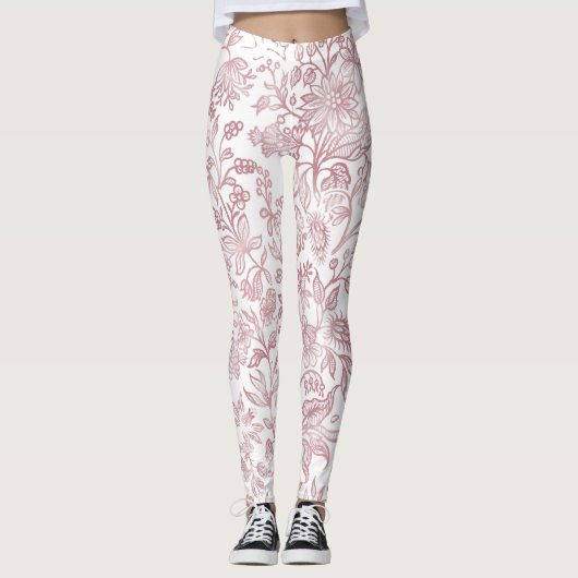 Leggings Fleurs décoratives 19 (Devant)