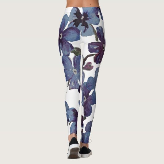 Leggings Fleurs Denim (Dos)