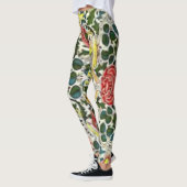 Leggings Fleurs Design de William Morris Seaweed (Gauche)