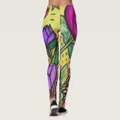 Leggings Fleurs d'été (Dos)
