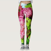 Leggings Fleurs d'été (Devant)