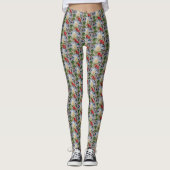 Leggings Fleurs d'hiver & Holly (Devant)