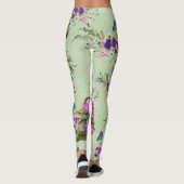 Leggings Fleurs du printemps mi-été (Dos)
