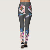 Leggings Fleurs estivales de printemps (Dos)