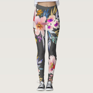 Leggings Fleurs estivales de printemps