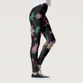 Leggings Fleurs et baies Fog (Droite)