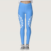 Leggings Fleurs Et Coeurs (Devant)