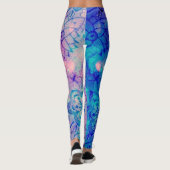 Leggings Fleurs et papillons (Dos)