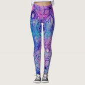 Leggings Fleurs et papillons (Devant)
