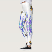 Leggings Fleurs et pattes d'abeilles Printemps frais (Gauche)