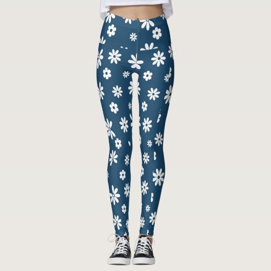Leggings Fleurs et pétales 4 (Devant)