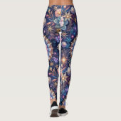 Leggings Fleurs étoiles (Dos)
