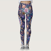 Leggings Fleurs étoiles (Devant)
