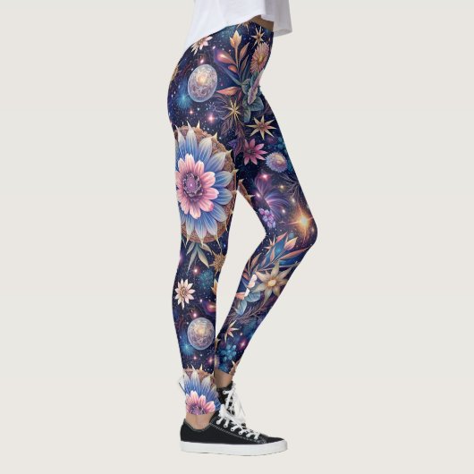Leggings Fleurs étoiles (Droite)