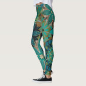 Leggings Fleurs exotiques Motif tropical (Gauche)