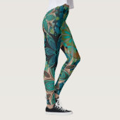 Leggings Fleurs exotiques Motif tropical (Droite)