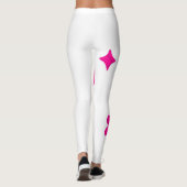 Leggings Fleurs extraordinaires imprimé rose design (Dos)