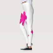 Leggings Fleurs extraordinaires imprimé rose design (Gauche)