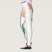 Leggings fleurs femme athlètes (Gauche)
