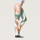 Leggings Fleurs Feuilles tropicales (Droite)