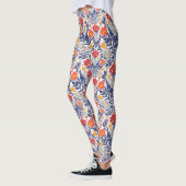 Leggings Fleurs folkloriques motif (Gauche)
