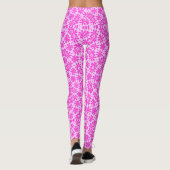 Leggings Fleurs Fuchsia (Dos)