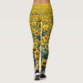 Leggings Fleurs jaunes (Dos)