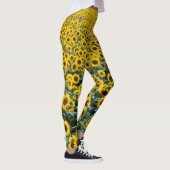 Leggings Fleurs jaunes (Droite)