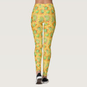 Leggings Fleurs jaunes (Dos)