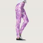 Leggings Fleurs lilas rose aquarelle (Droite)