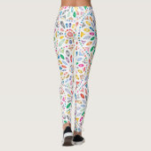 leggings fleurs mandala (Dos)