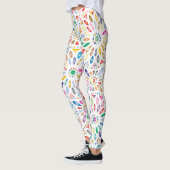 leggings fleurs mandala (Gauche)
