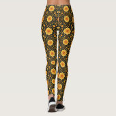 Leggings Fleurs Mandala d'automne (Dos)
