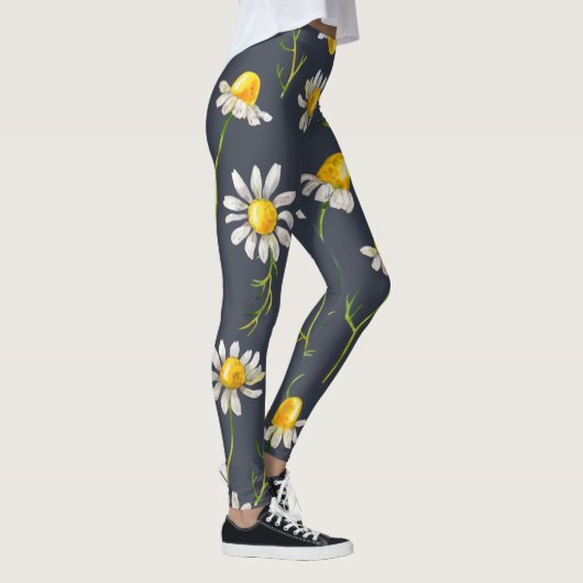 Leggings Fleurs marguerites (Droite)