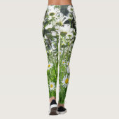 Leggings Fleurs marguerites Leger (Dos)