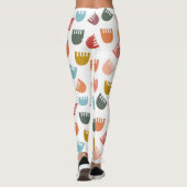 Leggings Fleurs mixtes Boho (Dos)
