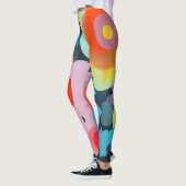 Leggings Fleurs mod rétro (Gauche)