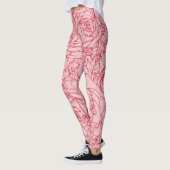 Leggings Fleurs Motif 14 (Gauche)