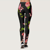 Leggings Fleurs Motif 18 (Dos)