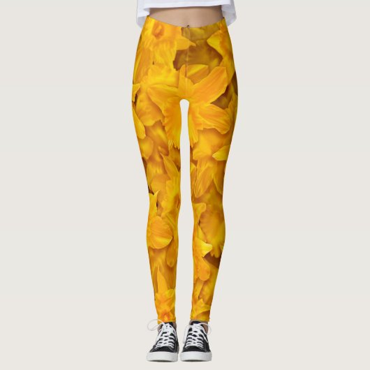 Leggings Fleurs Narcissus (Devant)