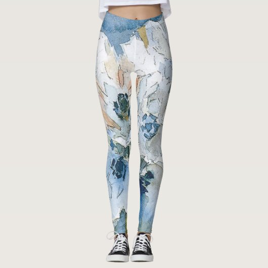 Leggings Fleurs par Vrubel (Devant)