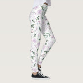 Leggings Fleurs pastel coloré contes de fées motif (Droite)