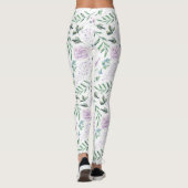 Leggings Fleurs pastel coloré contes de fées motif (Dos)