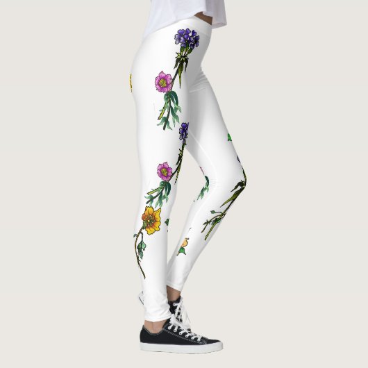 Leggings Fleurs pluvieuses (Droite)