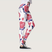 Leggings Fleurs printanières, aquarelle motif sans couture. (Droite)