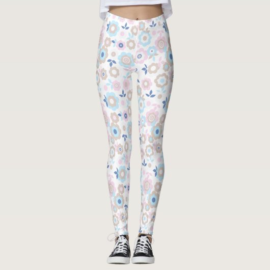 Leggings Fleurs printanières d'Eilin 3 (Devant)