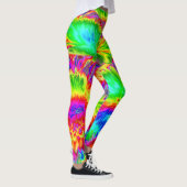 Leggings fleurs psychédéliques 2 (Droite)